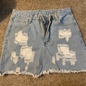 Jean skirt